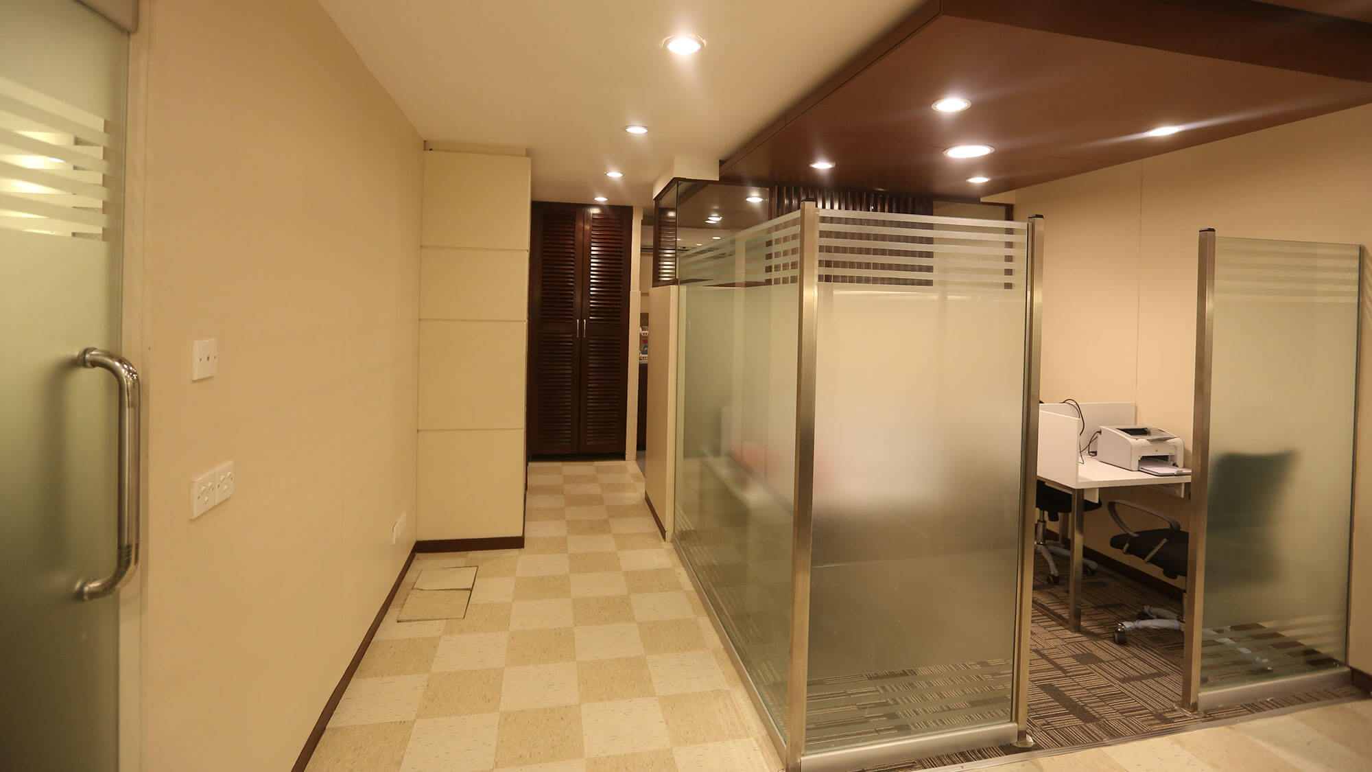 Our client wall partition work