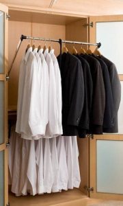 Custom tie rack clothes hanger wardobe